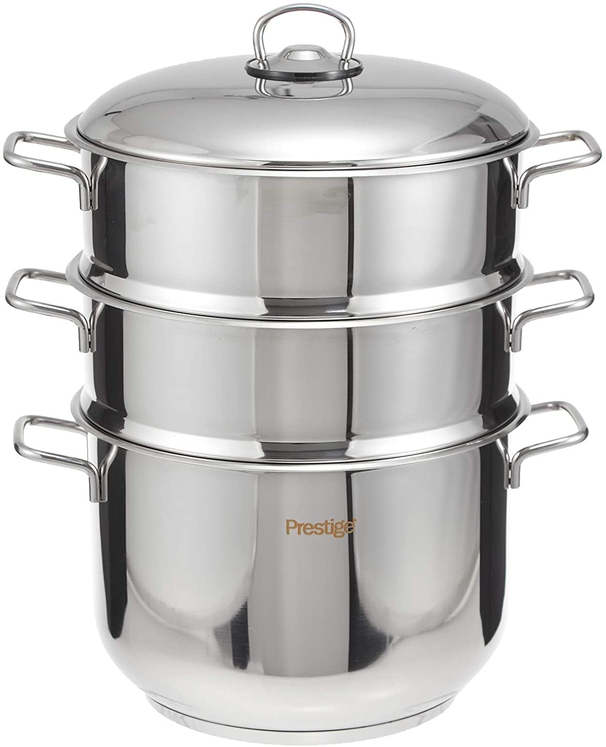 Prestige PR7011 Steamer Set, 4 Piece Stainless SteelKitchen StorageWith all you could require for the kitchen, our useful set is an incredible method to get cooking with esteem. Material made of 18/10 Cr-Ni hardened steel with trio hefty limited container