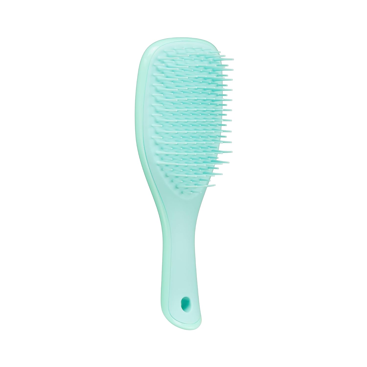 Mini Wet Detangler - Mint /MintHair CareOur Mini Wet Detangler has had a sweet treat makeover! Using the same patented two-tiered teeth technology as The Wet Detangler, this size is perfect for travel, and has a savvy keyring hole on the handle that allow