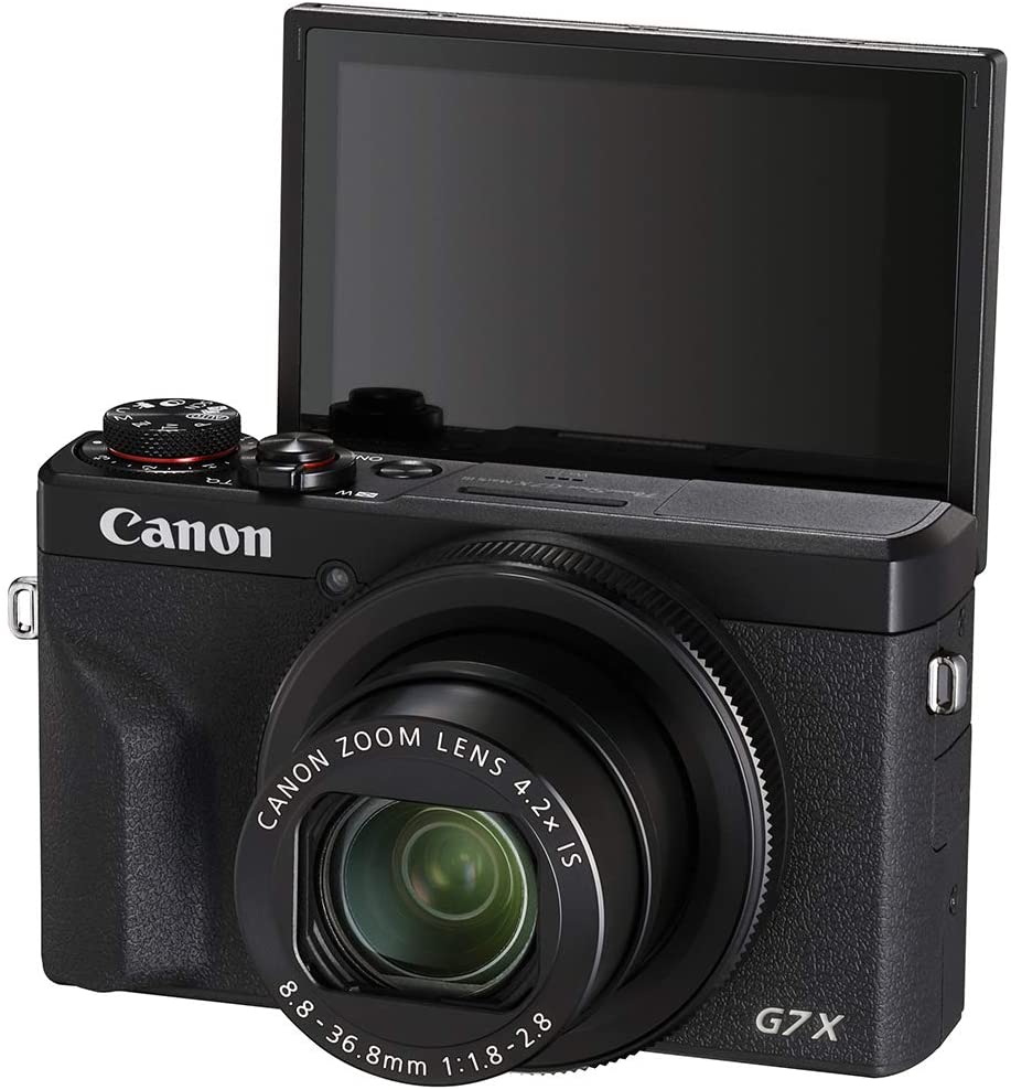 Canon PowerShot G7 X Mark III Digital Camera - BlackCamerasCommunicate your creativity with the PowerShot G7 X Mark III, and give your vlog or social media the quality it deserves. Incredible 4K video, bold 20.1-megapixel photos and high-speed shooting su