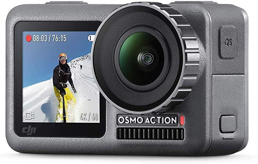 DJI Osmo Action - Action CameraCamerasUnleash Your Other Side Live the Action Regardless of whether you need to record your world from behind a lens or be the superstar, Osmo Action's double screens enable you to catch everything with the dash of a catch.
