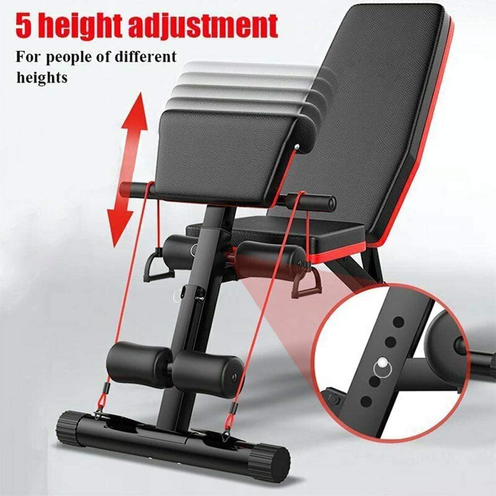 Multifunction Weight Bench ab Bench, Incline Decline Foldable Weight Lifting Bench Adjustable Sit Up Bench for Home, roman chair, weightlifting