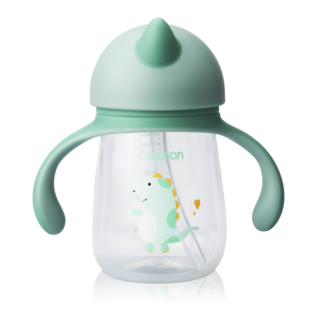 FISSMAN Food Grade Plastic Toddler Training Cup/Rhino Baby Drinking Bottle 260ml PurpleNursing & Feeding6902 Training cup 260 ml (plastic)