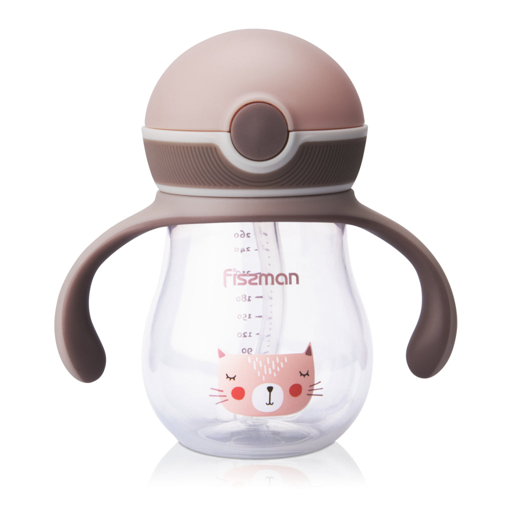 FISSMAN Food Grade Plastic Toddler Training Cup/Baby Cat Drinking Bottle 260mlNursing & Feeding6905 Training cup 260 ml (plastic)