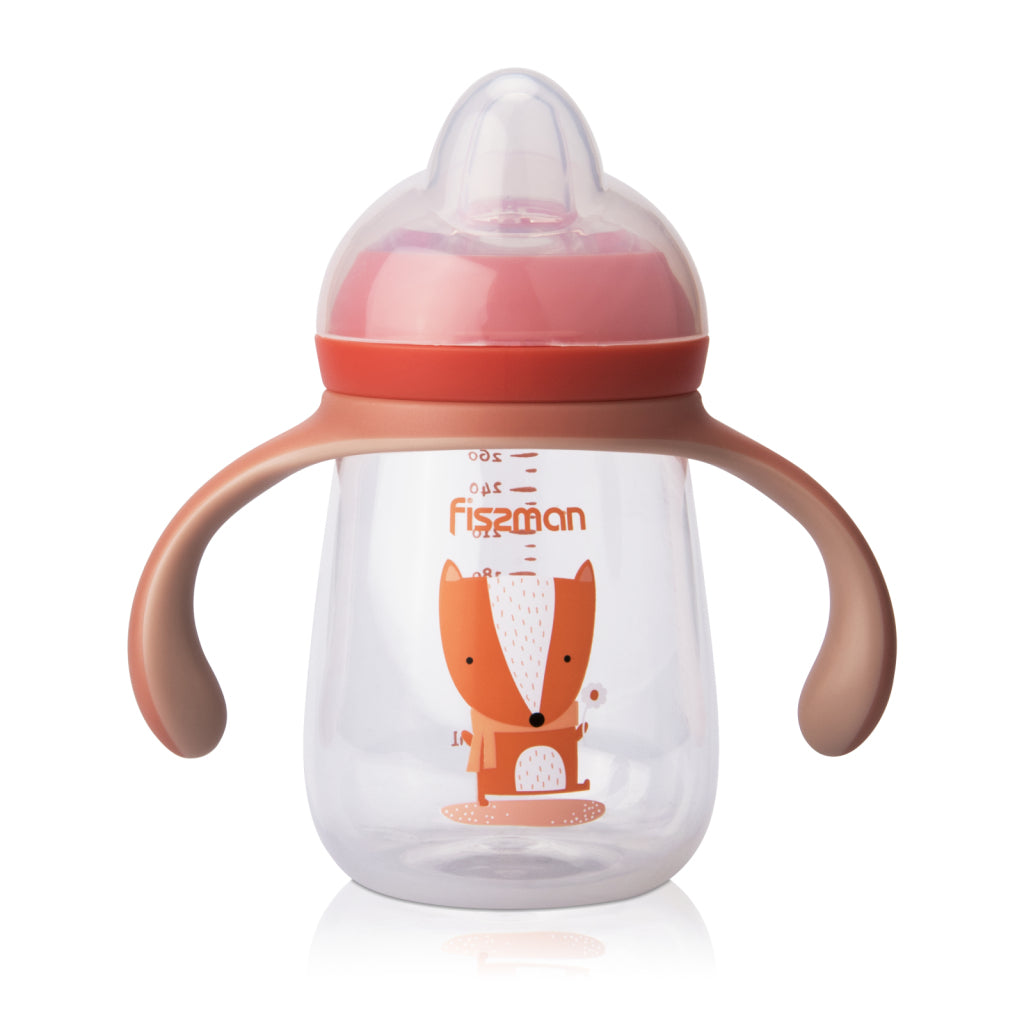 FISSMAN Food Grade Plastic Toddler Training Cup/Baby Dog Drinking Bottle 260ml GreenNursing & Feeding6907 Training cup 260 ml (plastic)