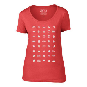 Icon Speak World Women's T-ShirtFashionIcon Speak World Women's T-shirtThe Icon Speak World Women's T-shirt is the ultimate traveler shirt. It is the very idea that led us to start this business and create a new and pure form of functional wear. Take this