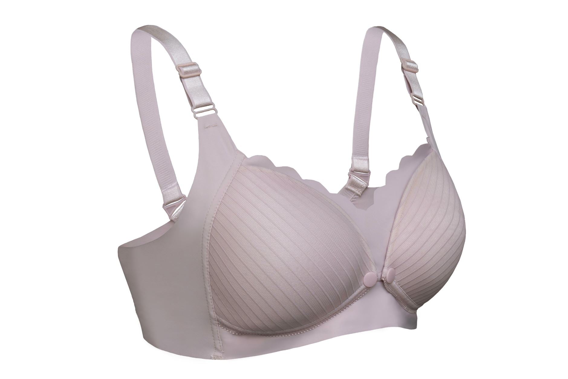Okus - Original Nursing BraNursing & FeedingSoft, breathable cotton, comfortable, wide bottom band, wire free design for added comfort .It has cups with flaps that can be easily opened to provide access to your breasts without removing your entire bra. No