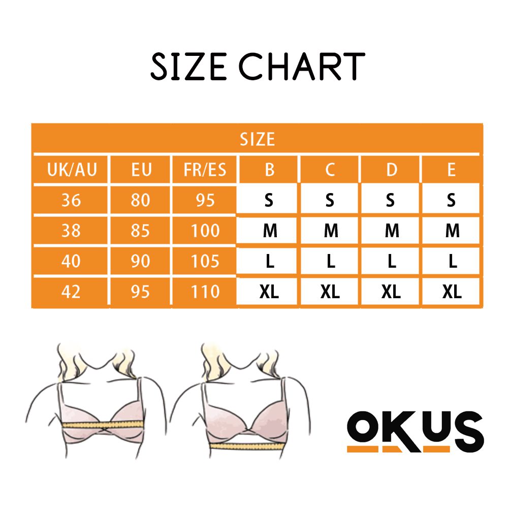 Okus - Full Cup Nursing BraNursing & FeedingUltra Comfort Maternity and Nursing bra, giving breastfeeding moms much needed structural support without an underwire. Cotton Inner lining & 4 rows back closure.It has cups with flaps that can be easily opened