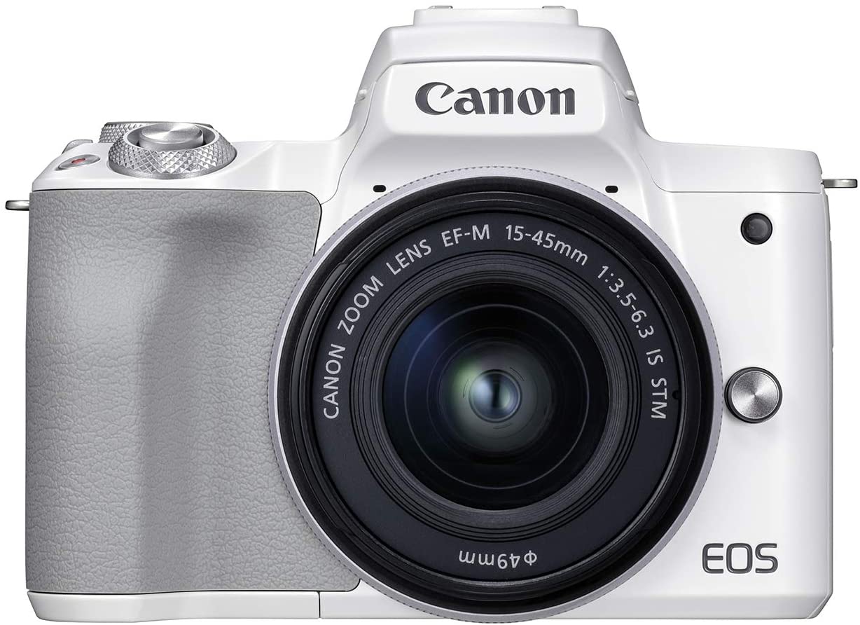 Canon EOS M50 Mark II + EF-M 15-45mm IS STM Kit - White