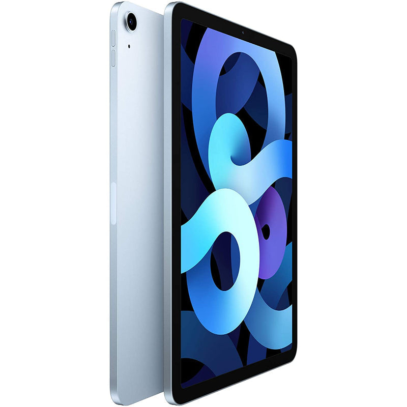 Apple iPad Air Tablet - 10.9-Inch 4th Generation, 64GB RAM, Wi-Fi Only, BlueTabletsAbout this item Stunning 10.9-inch Liquid Retina display with True Tone and P3 wide color A14 Bionic chip with Neural Engine Touch ID for secure authentication and Apple Pa