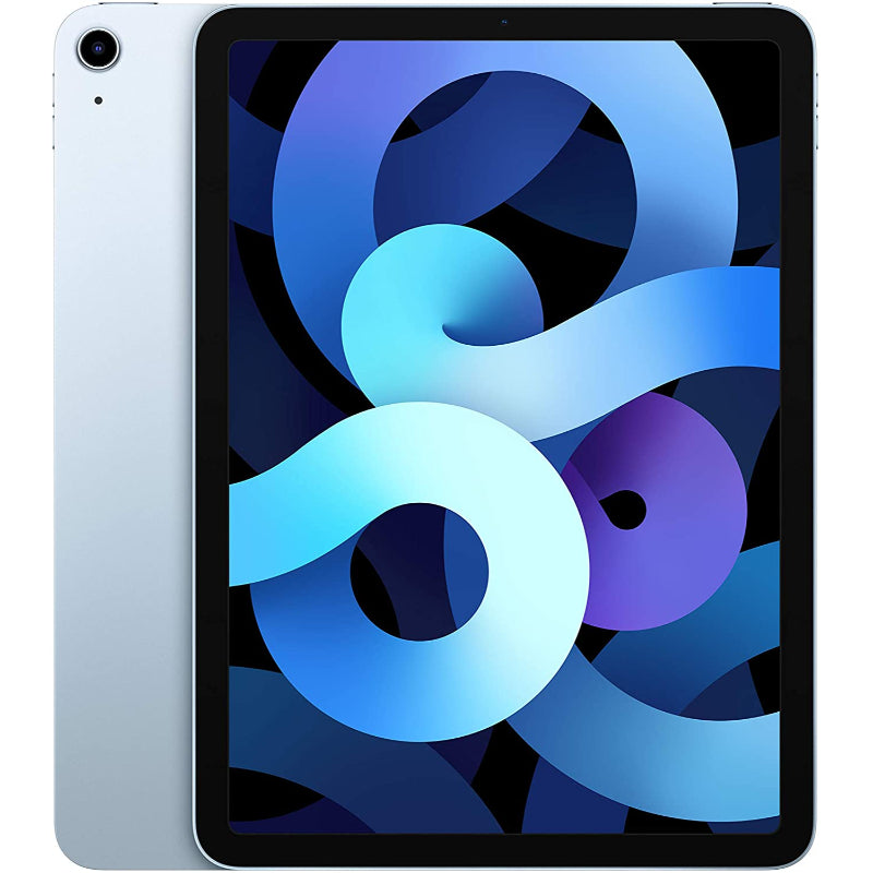 Apple iPad Air Tablet - 10.9-Inch 4th Generation, 64GB RAM, Wi-Fi Only, BlueTabletsAbout this item Stunning 10.9-inch Liquid Retina display with True Tone and P3 wide color A14 Bionic chip with Neural Engine Touch ID for secure authentication and Apple Pa