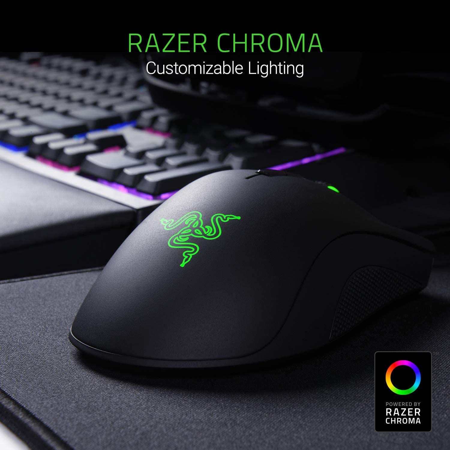 Razer Death Adder Elite Wired Optical Gaming Mouse Black/GreenComputer & Laptop AccessoriesTHE WORLD 'S MOST ADVANCED OPTICAL SENSOR- The Razer DeathAdder Elite ergonomic mouse offers you the absolute advantage, equipped with the new esports-grade 16,000