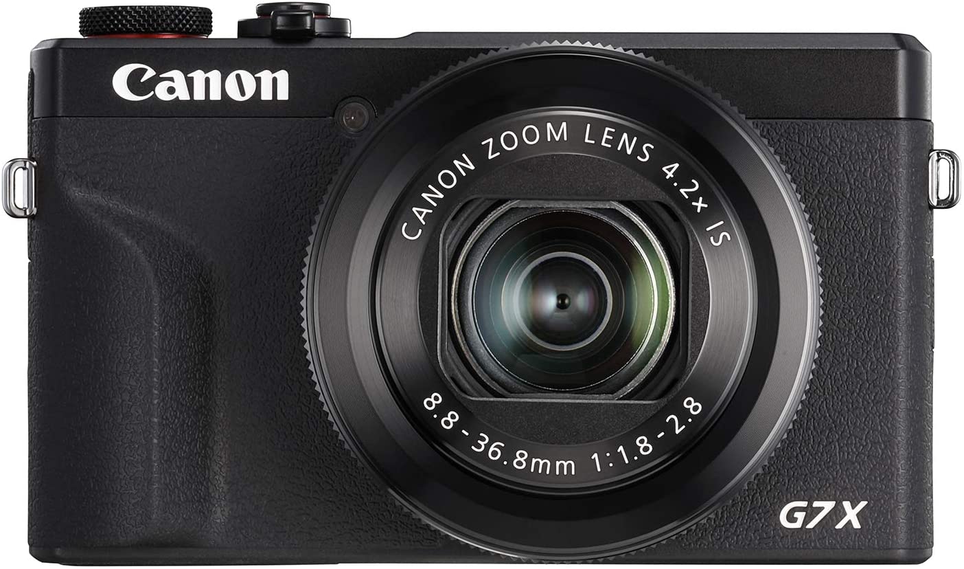 Canon PowerShot G7 X Mark III Digital Camera - BlackCamerasCommunicate your creativity with the PowerShot G7 X Mark III, and give your vlog or social media the quality it deserves. Incredible 4K video, bold 20.1-megapixel photos and high-speed shooting su