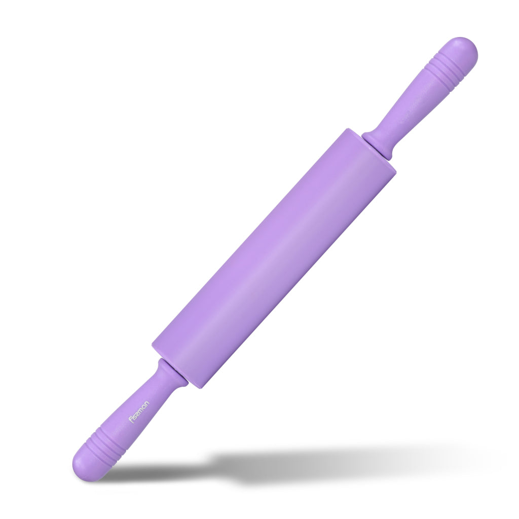 FISSMAN Silicone Purple Rolling Pin 47cmKitchen Storage7225 Rolling pin 47 cm (silicone) Our carefully selected kitchen silicone utensils satisfy the most extensive needs. Explore the innovations within our kitchen tools made for both design and performan