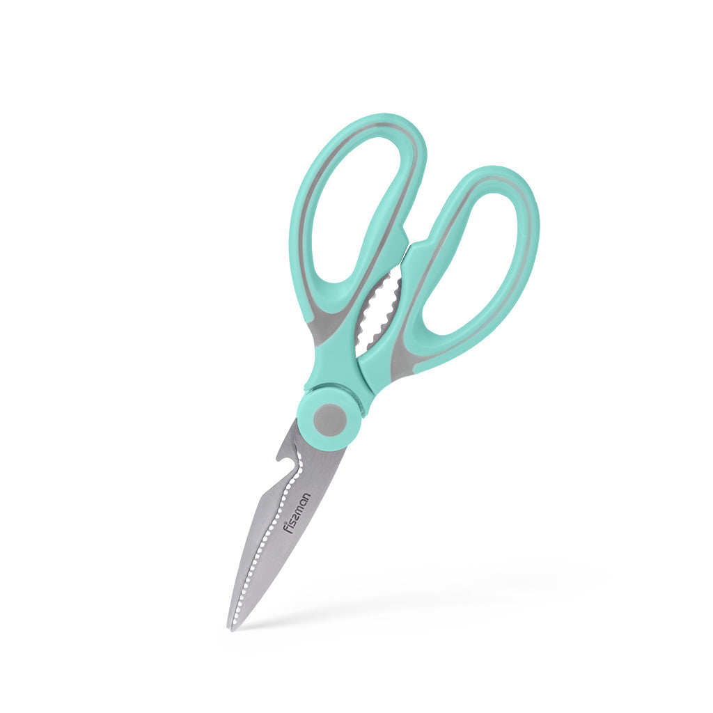 FISSMAN Stainless Steel Kitchen Scissors 20cm with Bottle OpenerKitchen Storage7655 Kitchen scissors 20 cm (stainless steel) (24 pcs per display box) FISSMAN is continuing to drive innovation within the kitchen industry. The carefully selected tools and g