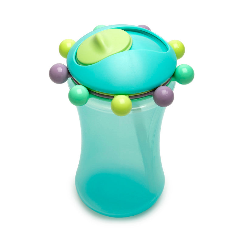 Melii Abacus Straw Sippy Cup - 2 Pack (Turquoise & Green)