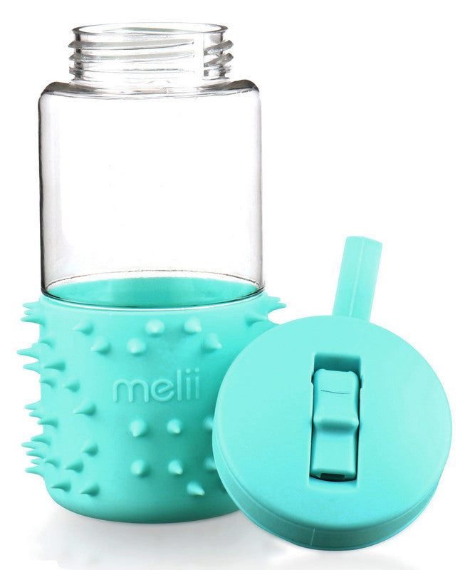 Melii Spikey Water Bottle 17 oz - MintNursing & FeedingThe soft silicone spikes on our water bottle are great for fidgeting and sensory exploration. Great for use at home, in a lunch box, at sports games or on the go. Great for outdoor and indoor activiti