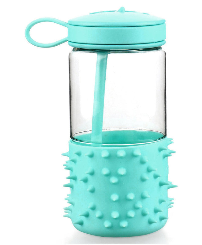 Melii Spikey Water Bottle 17 oz - MintNursing & FeedingThe soft silicone spikes on our water bottle are great for fidgeting and sensory exploration. Great for use at home, in a lunch box, at sports games or on the go. Great for outdoor and indoor activiti