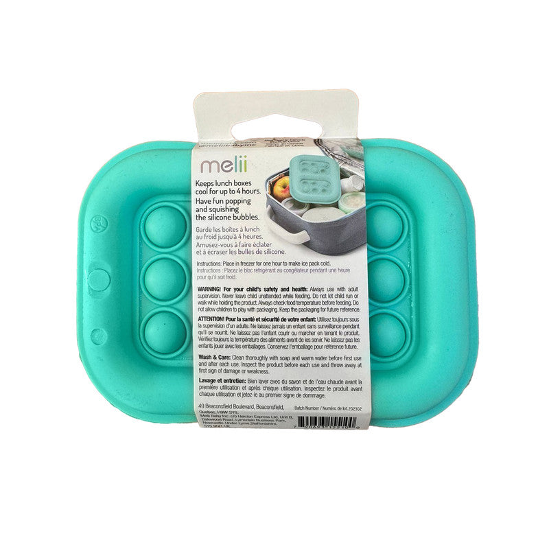 Melli Silicone Pop-It Ice Pack Turquoise