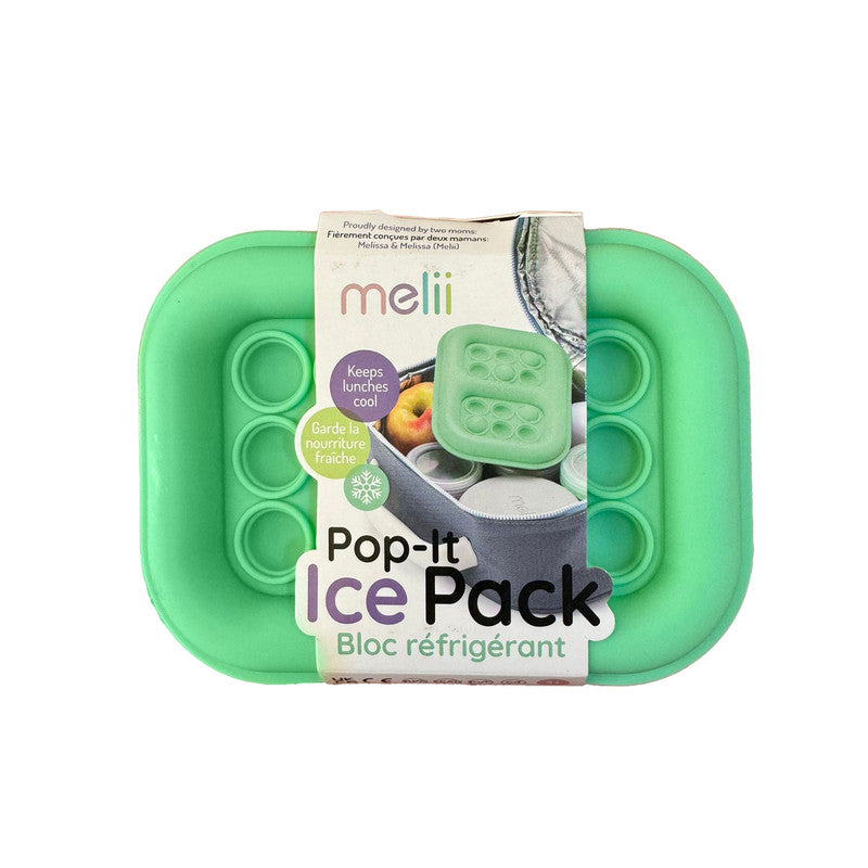 Melii Silicone Pop-It Ice Pack GreenNursing & FeedingIs it an ice pack? Is it a toy? It’s both!! Have fun popping and squishing the silicone bubbles on our pop-it ice pack! Great for kids who love fidget and sensory toys but also need to keep their meals