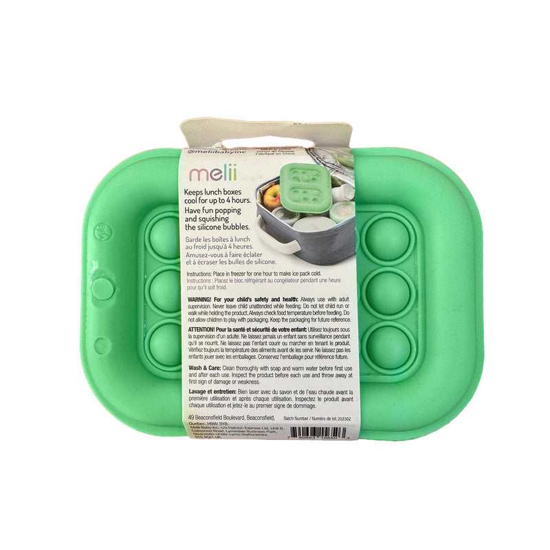 Melii Silicone Pop-It Ice Pack Green