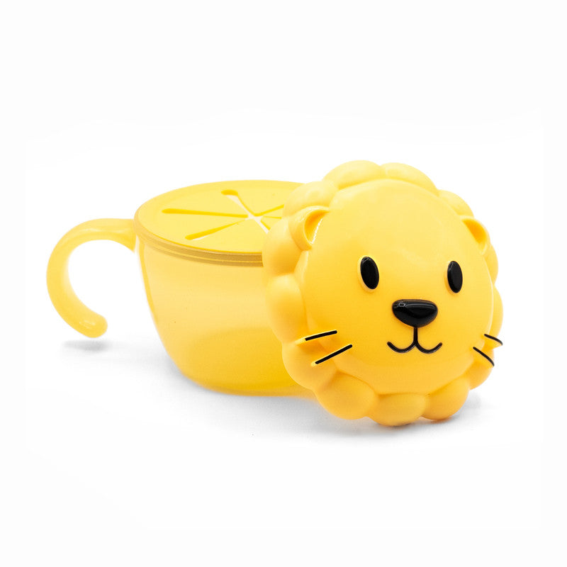 Melii Snack Container with Finger Trap - Yellow LionNursing & FeedingYour toddler and kids can carry and store snacks in adorable style! This kid-sized, cute animal themed, playful, food storage container makes snacking fun which encourages independent sn