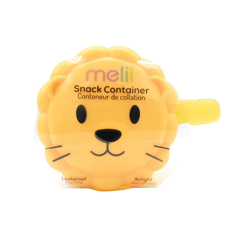Melii Snack Container with Finger Trap - Yellow LionNursing & FeedingYour toddler and kids can carry and store snacks in adorable style! This kid-sized, cute animal themed, playful, food storage container makes snacking fun which encourages independent sn