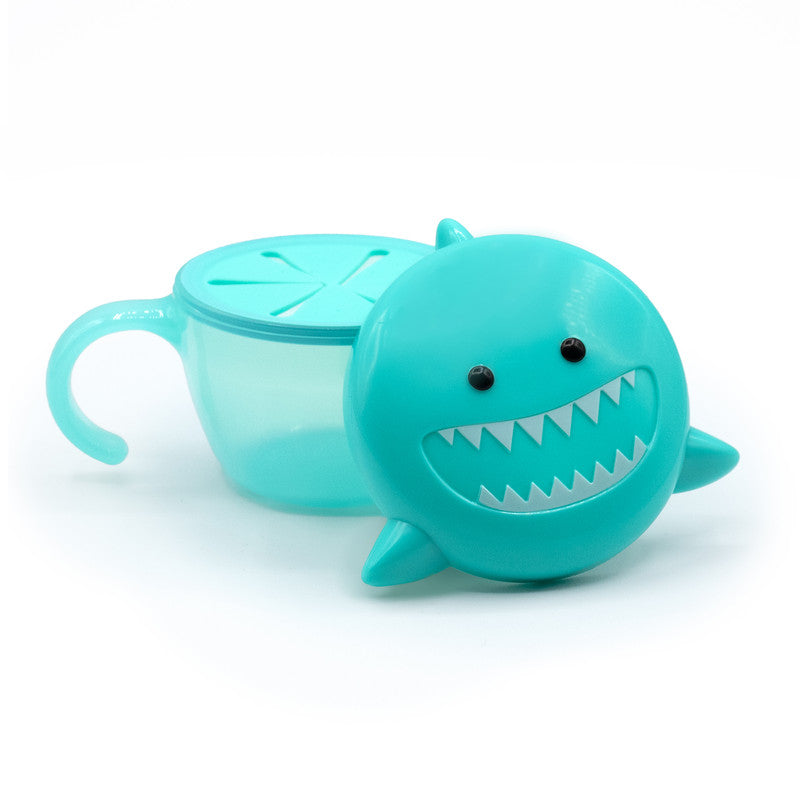 Melii Snack Container with Finger Trap - Turquoise SharkNursing & FeedingYour toddler and kids can carry and store snacks in adorable style! This kid-sized, cute animal themed, playful, food storage container makes snacking fun which encourages independen