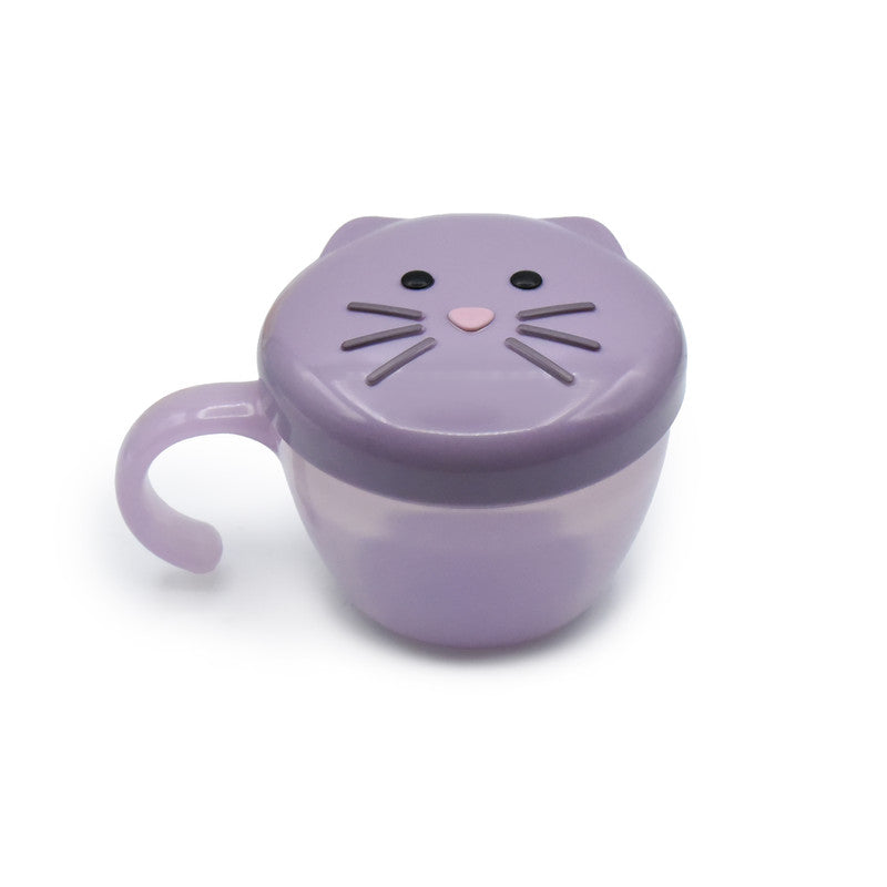 Melii Snack Container with Finger Trap - Purple CatNursing & FeedingYour toddler and kids can carry and store snacks in adorable style! This kid-sized, cute animal themed, playful, food storage container makes snacking fun which encourages independent sna