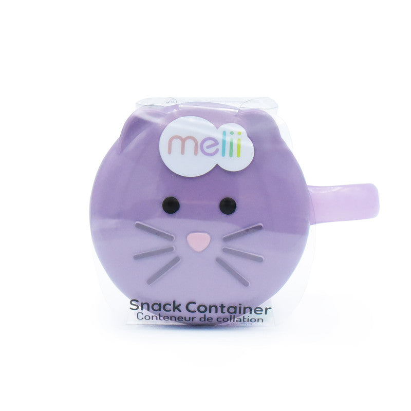 Melii Snack Container with Finger Trap - Purple CatNursing & FeedingYour toddler and kids can carry and store snacks in adorable style! This kid-sized, cute animal themed, playful, food storage container makes snacking fun which encourages independent sna