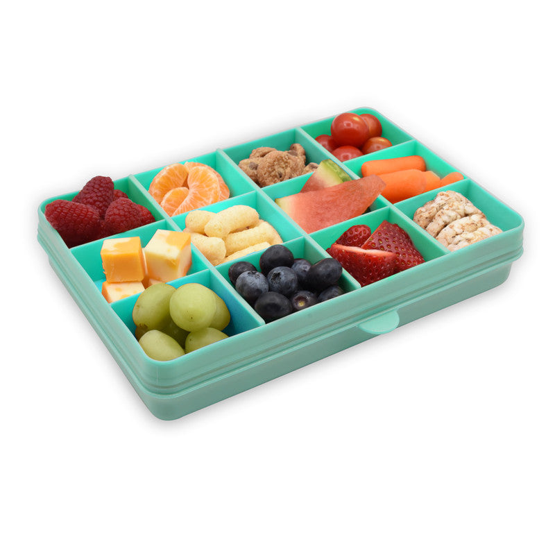 Melii Snackle Box with Removable Divider - 4 oz TurquoiseNursing & FeedingThe Snackle Box is the perfect companion for busy parents and adventurous kids who love snacks on the go. Inspired by the design of a tackle box, this innovative snack container fea