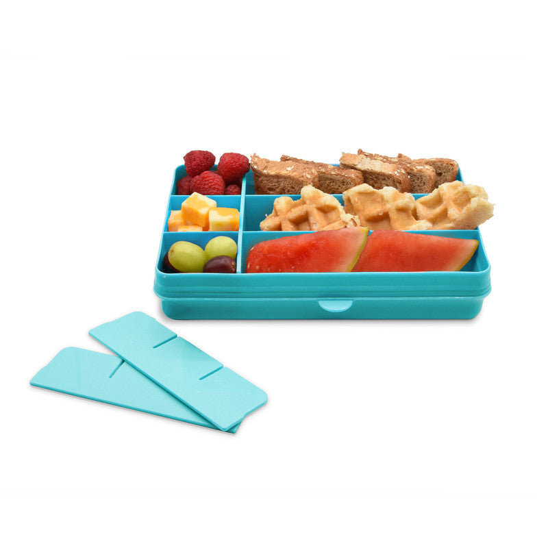 Melii Snackle Box with Removable Divider - 4 oz TurquoiseNursing & FeedingThe Snackle Box is the perfect companion for busy parents and adventurous kids who love snacks on the go. Inspired by the design of a tackle box, this innovative snack container fea
