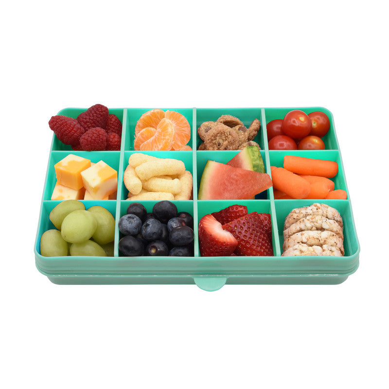 Melii Snackle Box with Removable Divider - 4 oz TurquoiseNursing & FeedingThe Snackle Box is the perfect companion for busy parents and adventurous kids who love snacks on the go. Inspired by the design of a tackle box, this innovative snack container fea