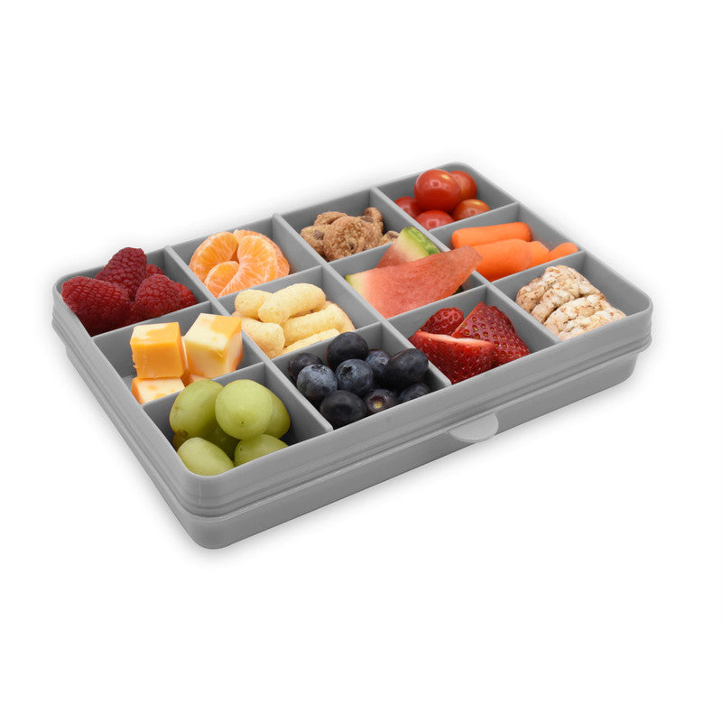 Melii Snackle Box with Removable Divider - 4 oz GreyNursing & FeedingThe Snackle Box is the perfect companion for busy parents and adventurous kids who love snacks on the go. Inspired by the design of a tackle box, this innovative snack container features