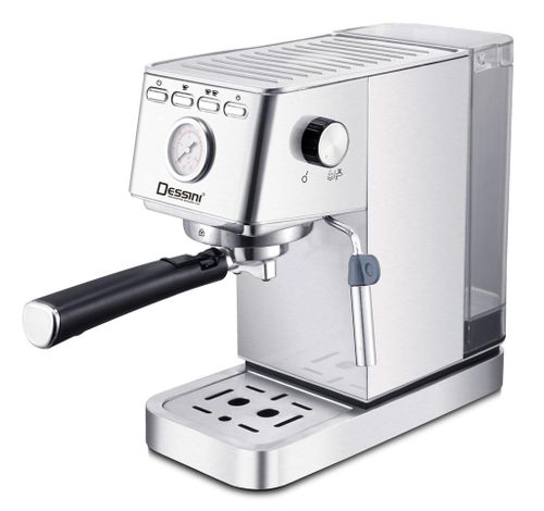 Dessini Espresso Coffee Machine 20 Bars 1000 W Model 900 black1500 WATTS 20 BAR HUGH PRESSURE PUMP 1.4 Liters detachable transparent water tank Thermoblock heating system Voumetric control preset 1 and 2 cups can use for coffee pod or ground coffee can ma