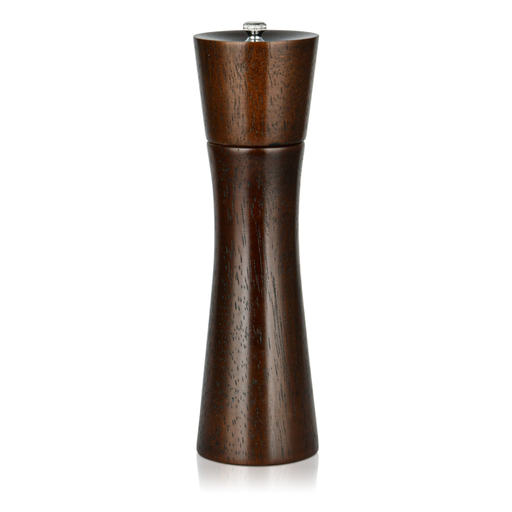 FISSMAN Stylish Wooden Pepper Mill and Salt Grinder with Stainless Steel Blade 21cmKitchen Storage8090 Rook shape Pepper mill 21x6 cm (Rubber wood body with S/S grinder) An experienced culinary expert knows that freshly ground spices have a unique bright