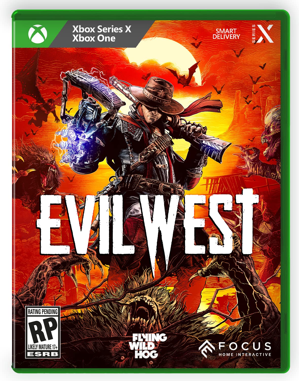 Evil WestVideo GamesEvil never sleeps… but it bleeds.A dark menace consumes the American frontier. As one of the last agents in a top-secret vampire-hunting institute, you are the final line between humanity and a deep-rooted terror that now emerges from