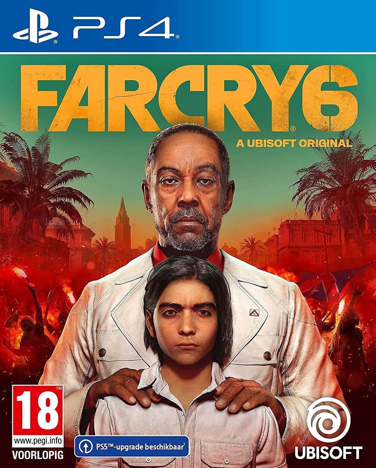 Far Cry 6 Standard EditionVideo GamesEmbrace the gritty experience of an improvised modern-day guerrilla and take down a Dictator and his son to free Yara. TRUST YOUR LEADERAs the leaders of Yara, my son Diego and I will restore this nation back to its fo
