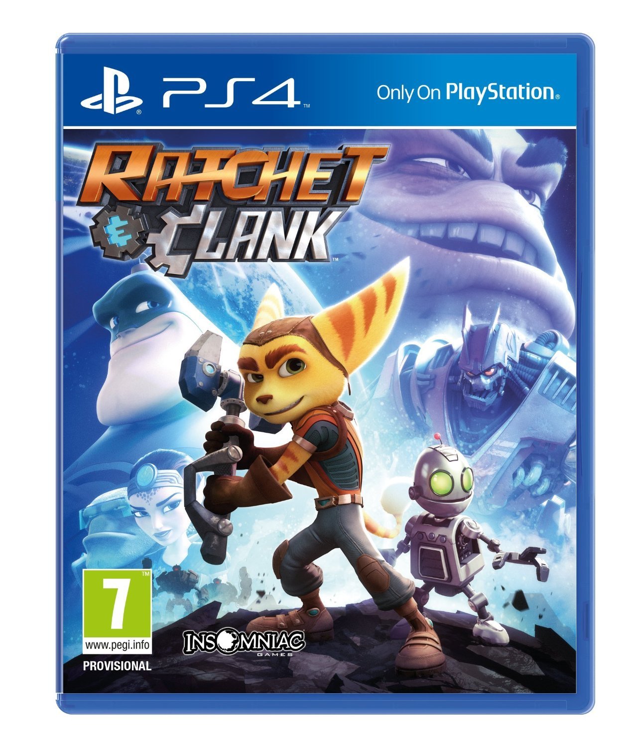 PS4 Ratchet & ClankVideo GamesKey Feature A new Ratchet & Clank adventure based on the movie (based on the 2002 PS2 game) A deeper version of the origin story, with over an hour of cinematics, including footage from the feature film All-new visuals showca