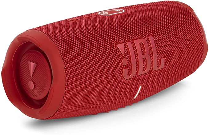 JBL CHARGE 5 Portable Waterproof SpeakerAudio & VideoPlay and charge endlesslyTake the party with you no matter what the weather. The JBL Charge 5 speaker delivers bold JBL Original Pro Sound, with its optimized long excursion driver, separate tweeter and