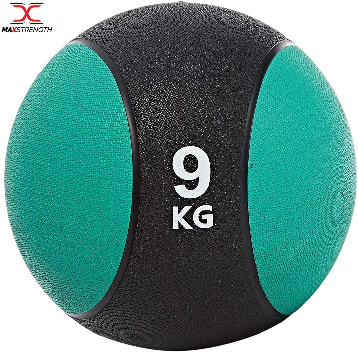 Max Strength Medicine Ball Rubber Med Bounce Ball Strength Training Home Gym Fitness Exercise Weight Lifting Fat Loss -Multi Color