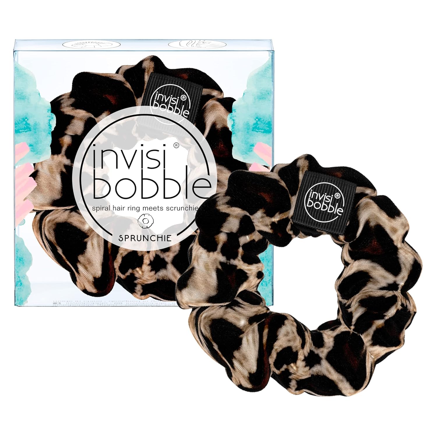 Invisibobble SPRUNCHIE PurrfectionHair CareHidden underneath the luxurious fabric, the invisibobble® SPRUNCHIE contains a classic ORIGINAL, therefore providing benefits that come with its super talent. Due to its spiral shape, the hair tie holds all stran