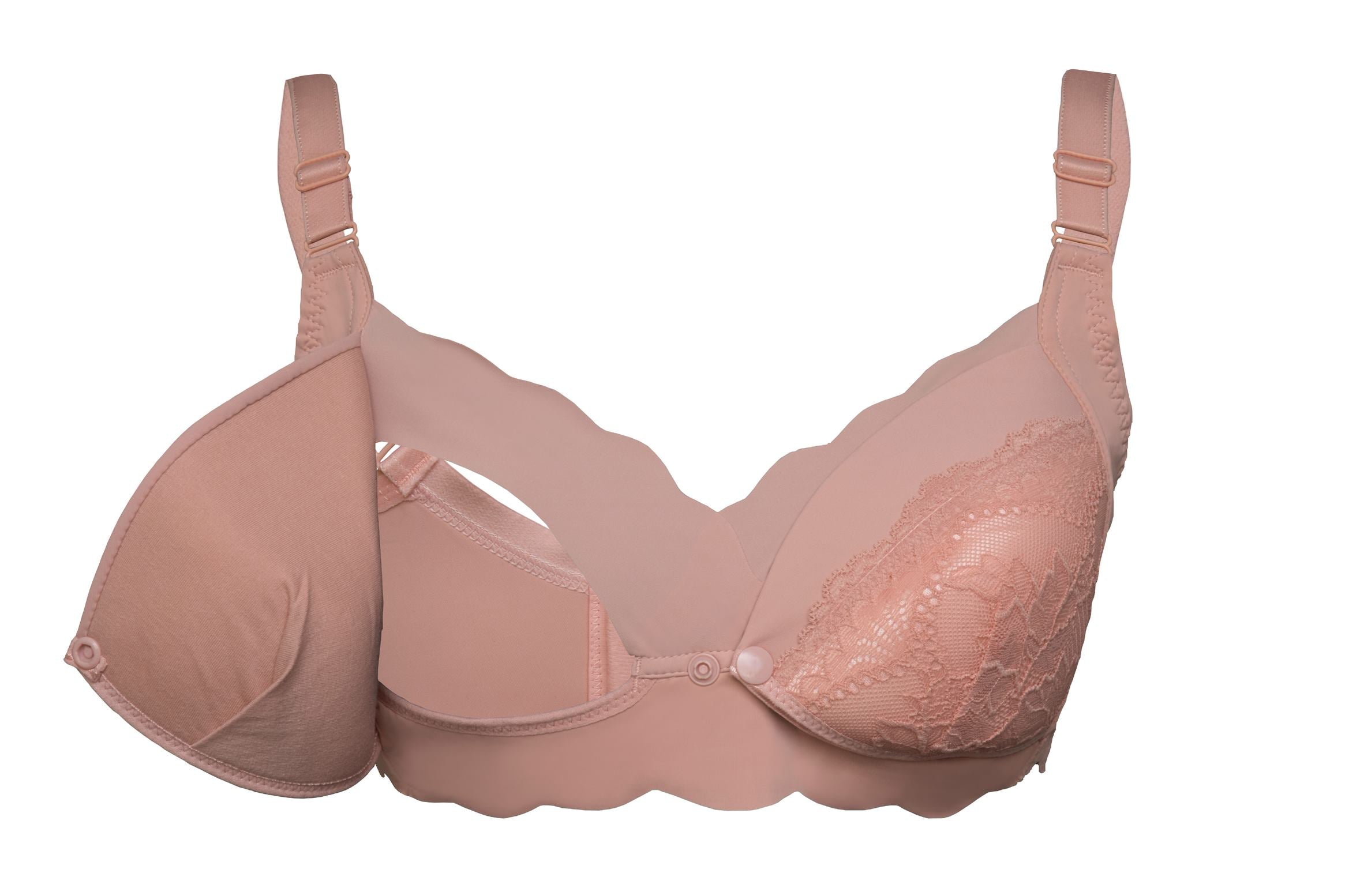 Okus - Seamless Nursing BraNursing & FeedingSeamless design to reduce friction. Soft, breathable cotton, comfortable and wire free design for added comfort .4 rows back closure.It has cups with flaps that can be easily opened to provide access to your bre