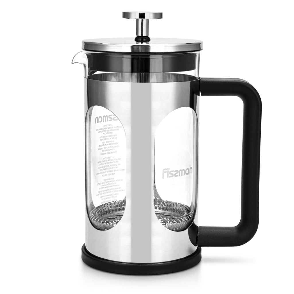 FISSMAN CORRETTO French Press Coffee Maker Borosilicate Glass 600mlKitchen Storage9069 French press coffee maker CORRETTO 600 ml (borosilicate glass)