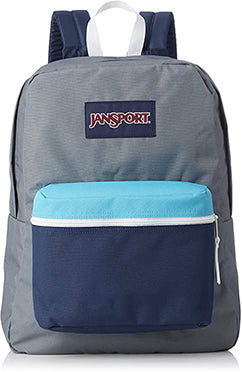 JanSport Exposed Backpack Shady Grey White