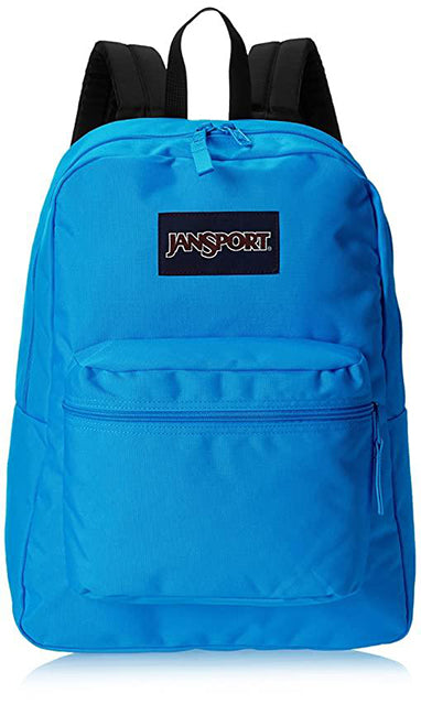 Pale blue jansport best sale backpack
