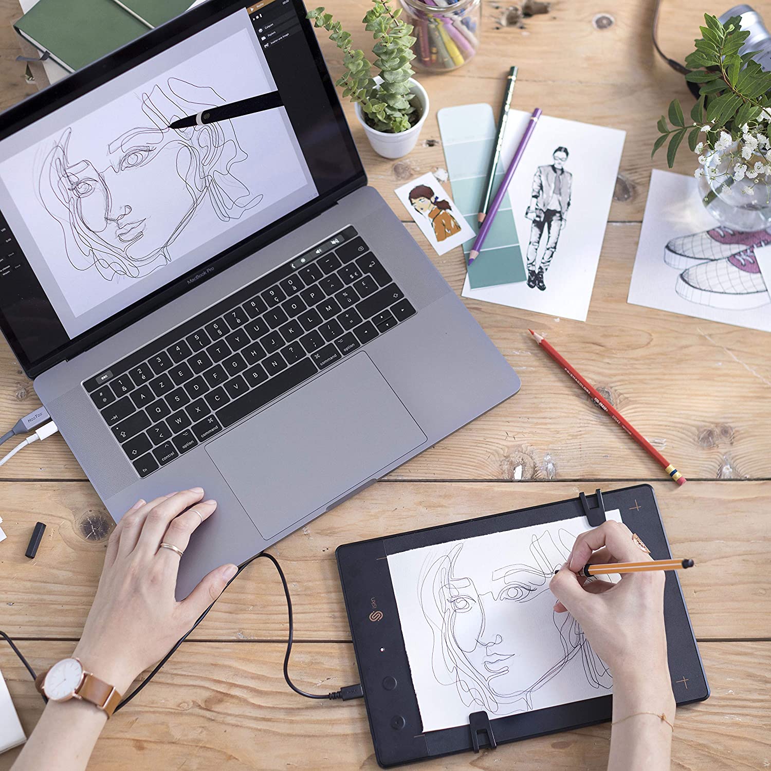 ISKN - The Slate 2+ Tablet for Digitizing Notes Digital Drawing Pad