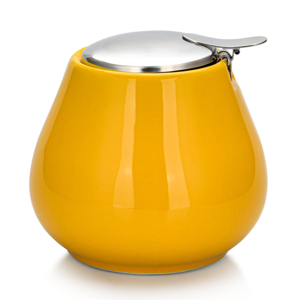 FISSMAN Ceramic Sugar Bowl Yellow 600mlKitchen Storage9400 Sugar bowl 600 ml YELLOW (ceramic)