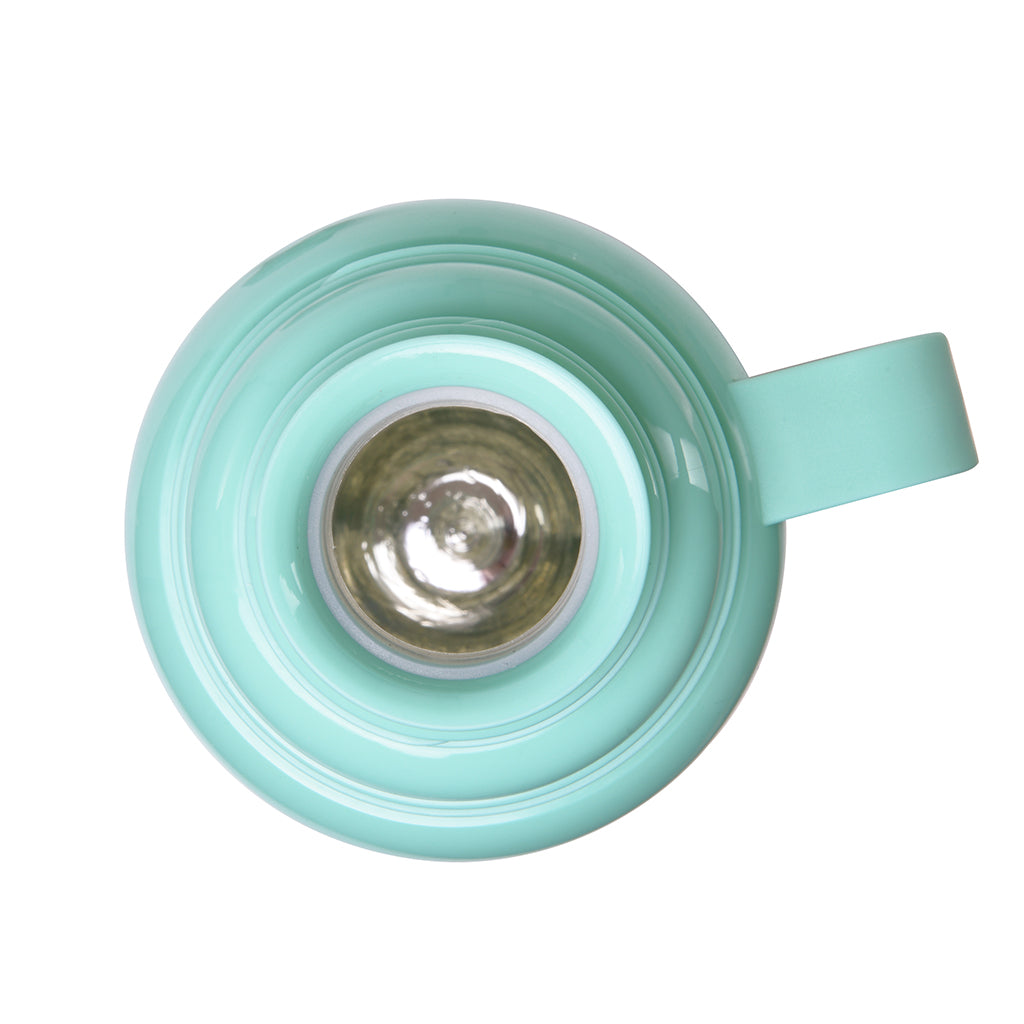 FISSMAN Plastic Case with Glass Liner Vacuum Flask 1000ml (Aquamarine)Kitchen Storage9840 Vacuum flask 1000 ml AQUAMARINE (plastic case with glass liner)