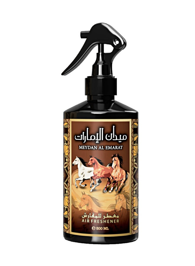 A to Z Creation Air Freshener Meydan Al Emarat 500mlPerfumes & FragrancesAdd a dash of freshness and fragrance to your surroundings and fabrics with this luxurious air and fabric freshener. Can overcome tough-smelling odors and leave a lingering, lasting