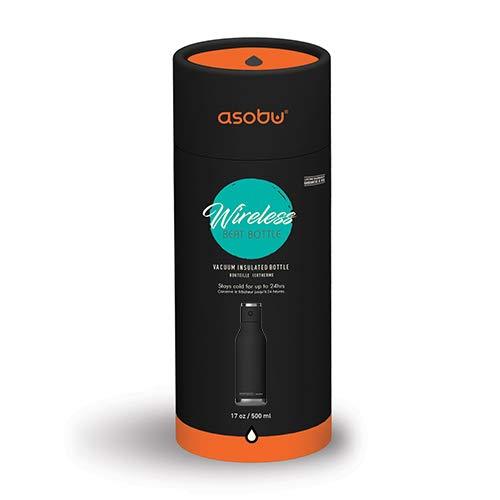 Asobu - Wireless Double Wall Insulated Stainless Steel Water Bottle with a Speaker Lid 17 Ounce - Turquoise